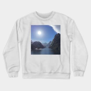 The Trollfjord - Lofoten Islands - Norway Crewneck Sweatshirt